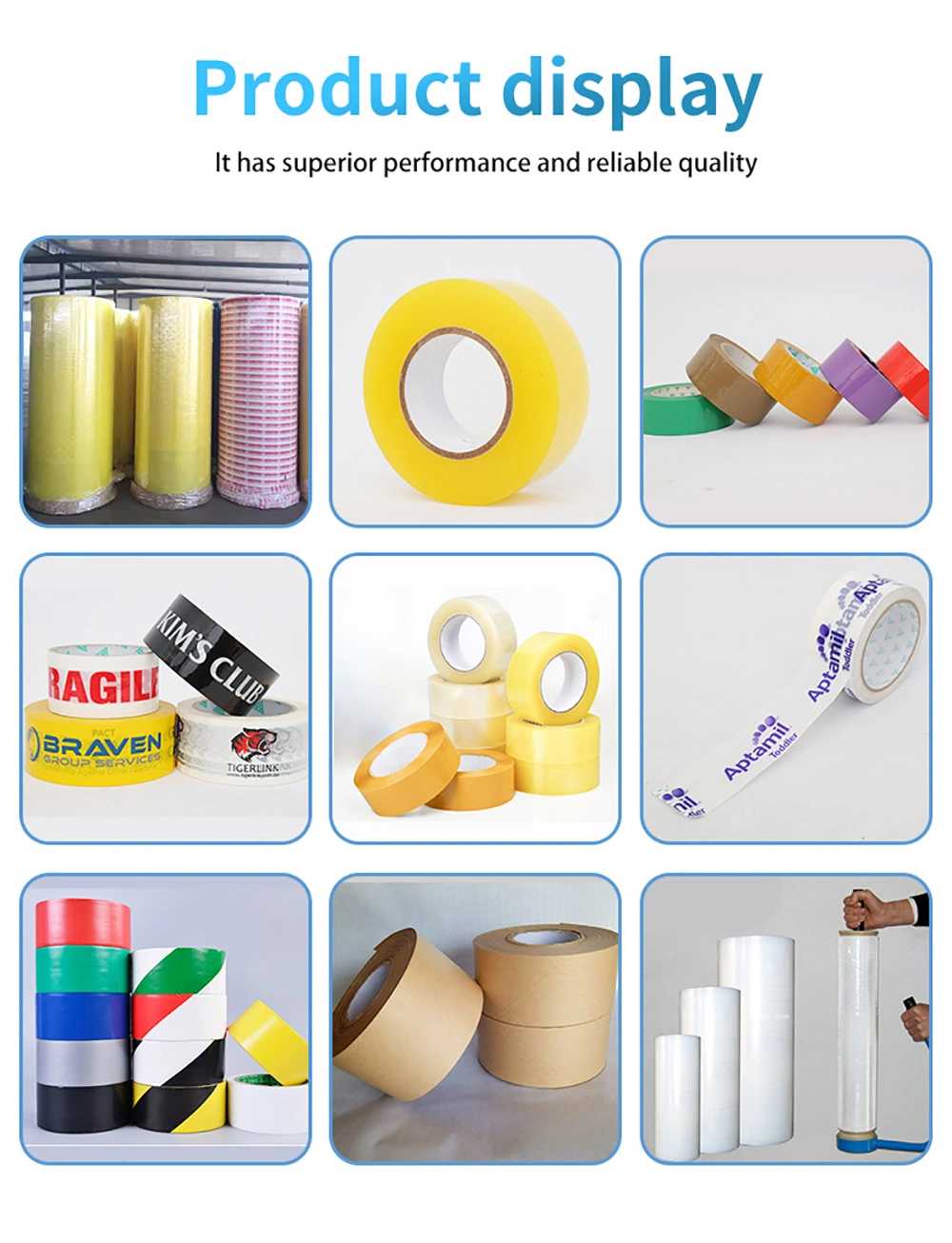 General Purpose Rubber Base High Quality Good Adhesive White Masking Crepe Paper Tape