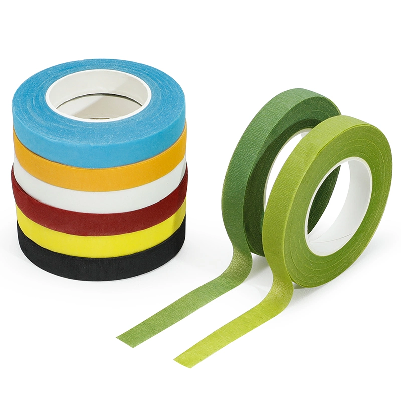 Different Colors Floral Wire Tape for Handmade Crepe Paper Flowers