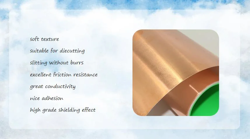 Grounding Copper Foil Conductive Tape for EMI Shielding Crafts Electricity Repair