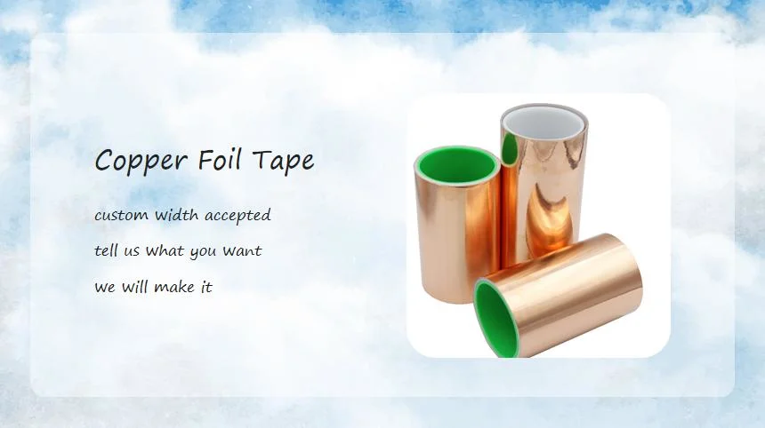 Grounding Copper Foil Conductive Tape for EMI Shielding Crafts Electricity Repair