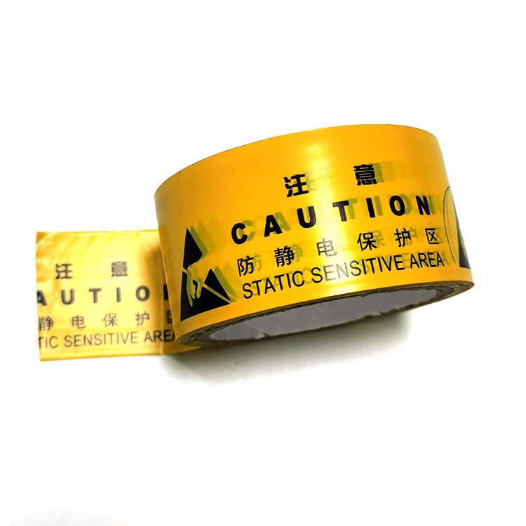 Single Side Yellow Color Anti-Static ESD Grid Tape