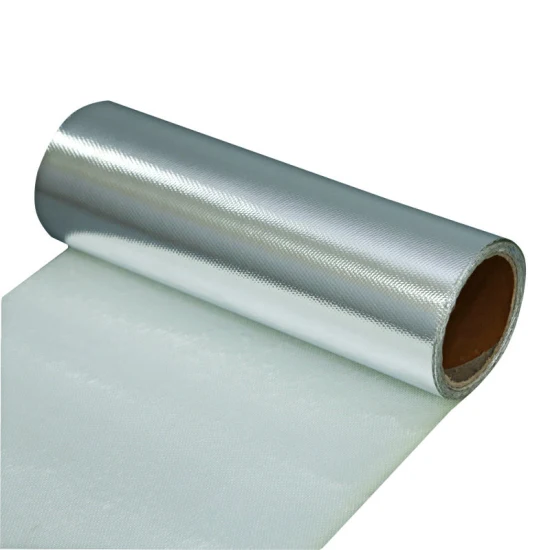 Smoke Pipe Aluminum Foil Glass Fiber Tape High Partition Thermal Insulation Anti