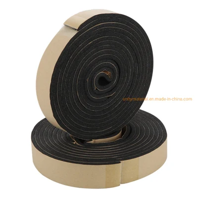 Fire Flame Resistant Thermal Heat Insulation Sponge Neoprene Stripping Adhesive Rubber Foam Sealing Tape