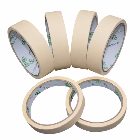 Medium Temperature Resistance Automotive Painting Crepe Paper Masking Tape