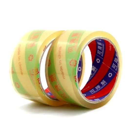 Custom Logo Strong Adhesive Plastic Biodegradable Packaging Tape for Various Occasions