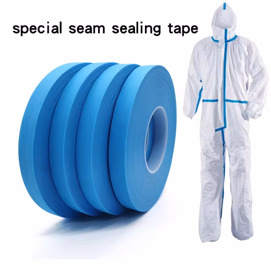 CE Certificate Antibacterial Waterproof PEVA Blue Hot Air Seam Sealing Tape for Fabric