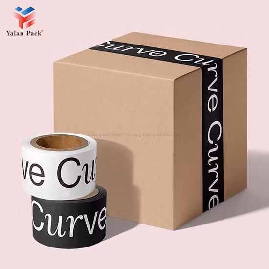 Custom Logo Printed Clear Packaging Adhesive Sealing Cello Biodegradable Plastic Packing Tape