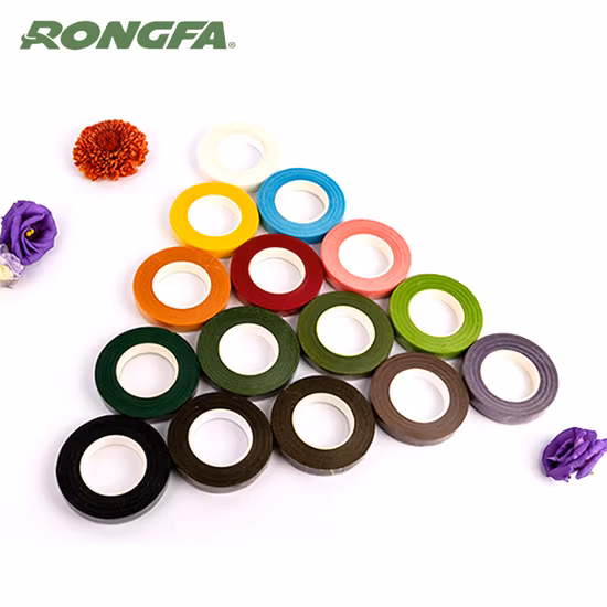 Wholesale Floral Flower Stem Wrap Green Colorful Florist Tape for Bouquet Stem Wrap