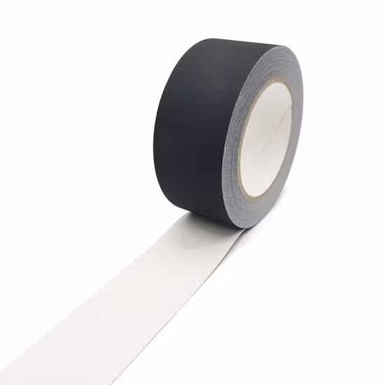 Custom Black Fita Matte Gaffer Cloth Tape Waterproof Silver Colored Heavy Duty Adhesive Cinta All Weather Duct Tape